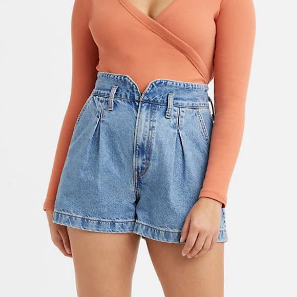 Levi's Shorts Nwot Levis High Rise Mom Shorts Poshmark